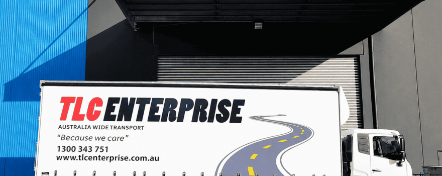 TLC Enterprise transport truck supporting medical freight and pharmaceutical logistics across Australia